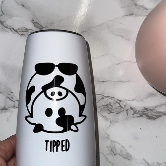 Tumbler Set - White and Pink - Picture 4 of 6